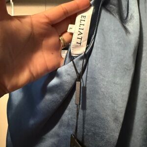 Elliatt Sky Blue Satin Dress